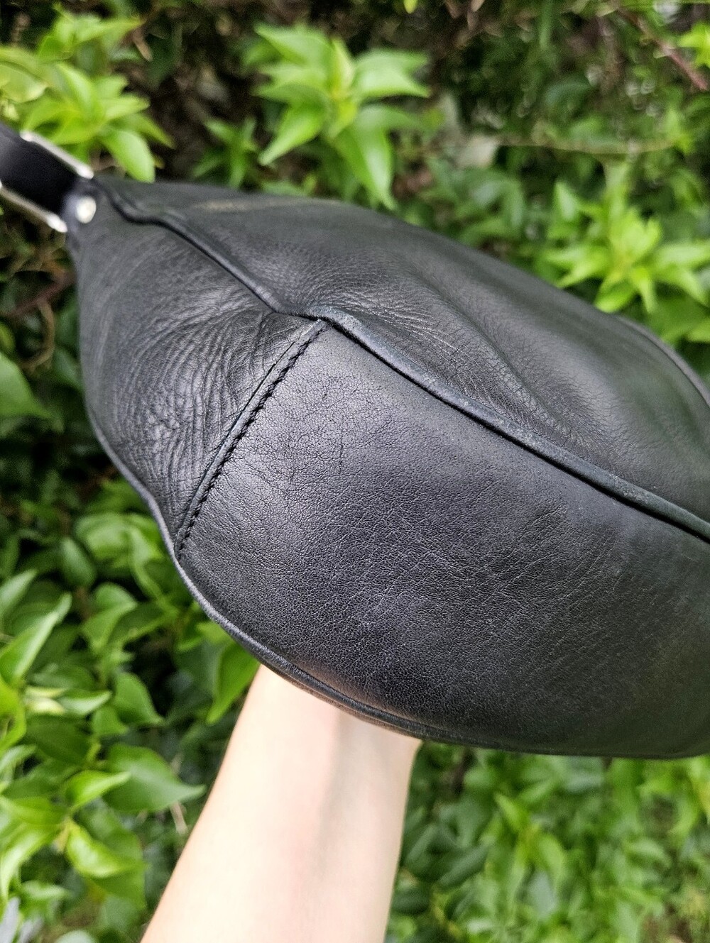 Vintage Coach Zoe Hobo 9342 Black Leather Shoulder Bag Y2K 2002 - Picture 6 of 12